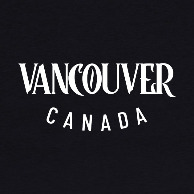 Vancouver, British Columbia, Canada by Canada Tees